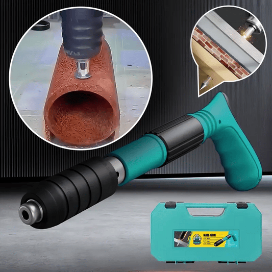 Pistol Manual Pneumatic + 50 cuie rotunde incluse