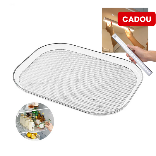 Organizator Frigider Rotatibil + Lampa led cu magnet (cadou)