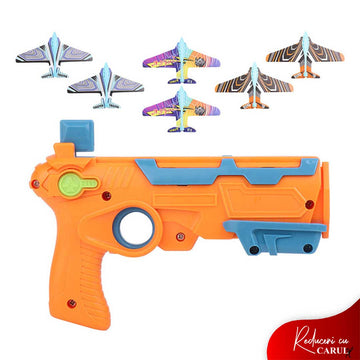 ⭐ Pistol lansator avioane - ideal pentru joaca din curte sau parc