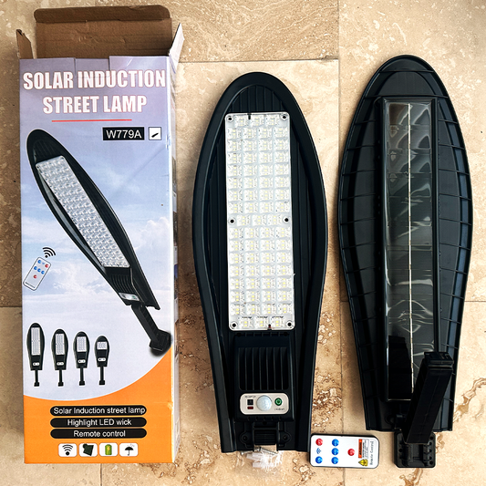Lampa Solara cu 65 LED-uri cu Senzor si Telecomanda