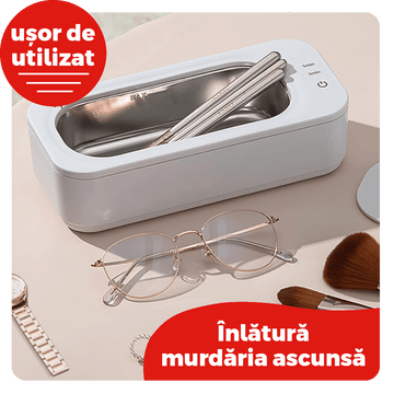 OFERTA Aparat curatare ultrasunete pt makeup, ochelari, bijuterii, etc.